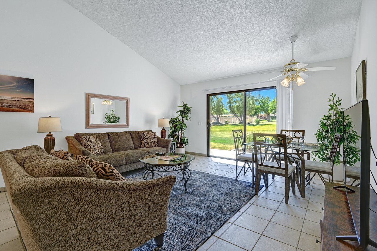 LIVING SPACE AND DINING SPACE CONTINUED