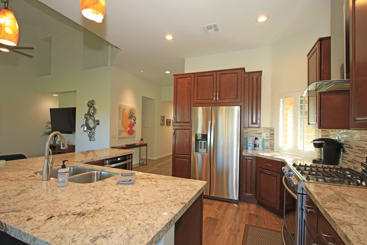 Kitchen with latest appliance s