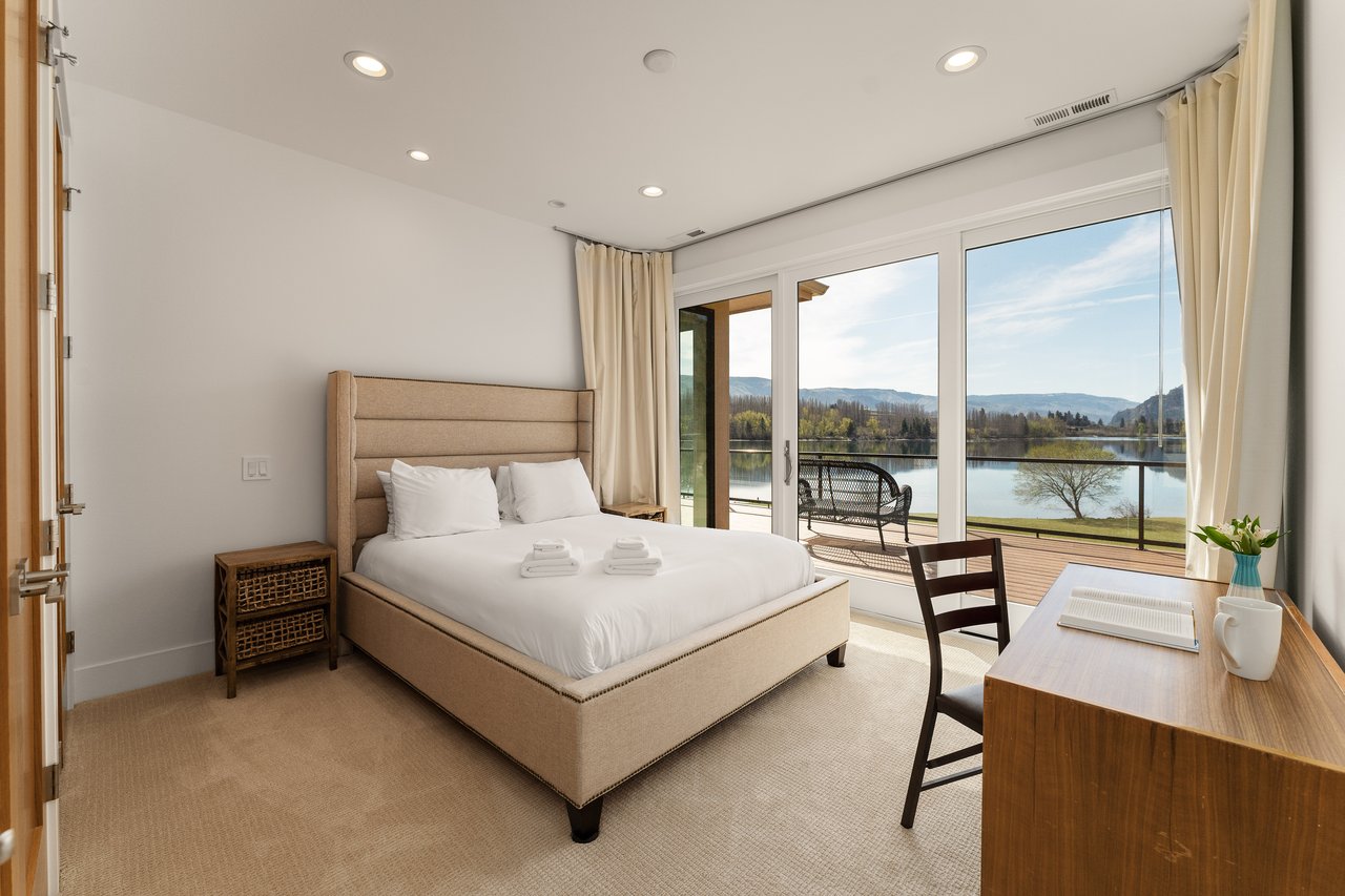 Upstairs - Bedroom #2 Queen Bed & writing desk