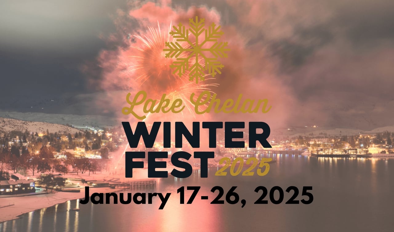 Winterfest: Enjoy a wide-variety of activities in our very own winter wonderland! Activities include: Ice Sculptures, Live Music, Polar Bear Plunge, Bubble Brunch, Ice Bar, Fireworks, Kids Activities & more. Chelan Chamber of Commerce site has dates.