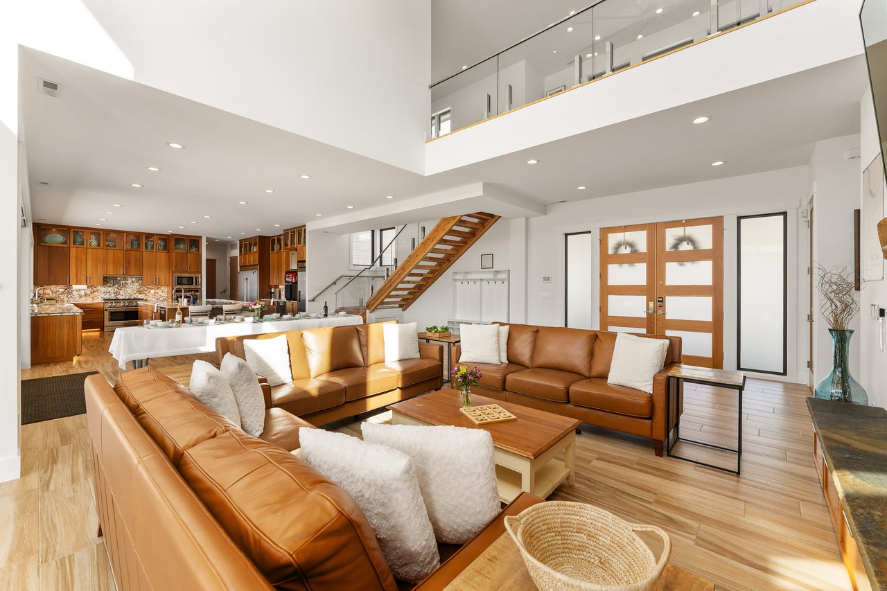 Living Room and Open Concept Great Room