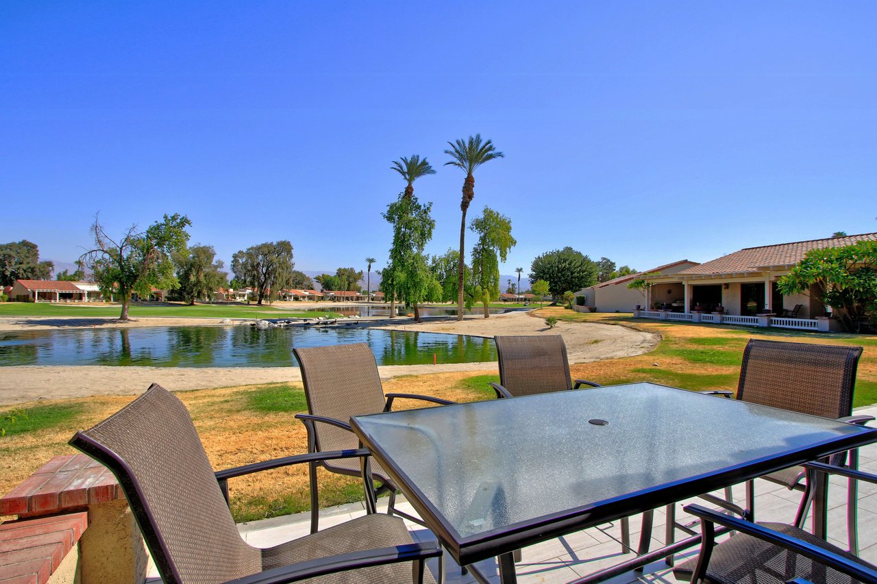 Outdoor patio seating
