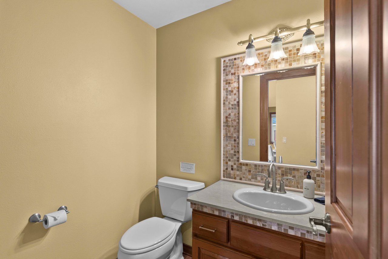 Main floor powder room