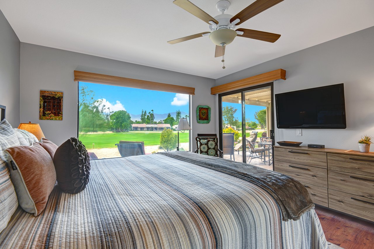 MAIN BEDROOM OVER BED