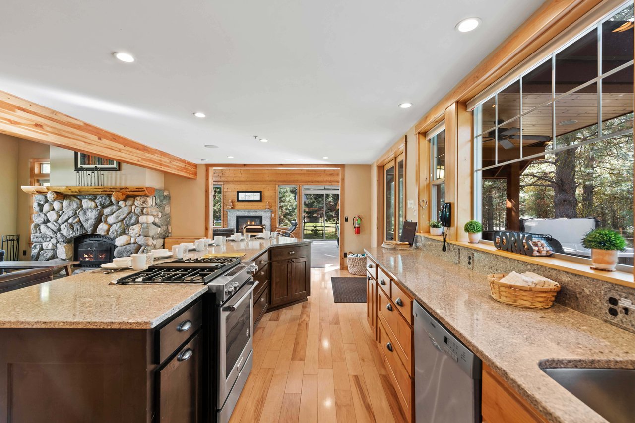 Kitchen with modern appliances
