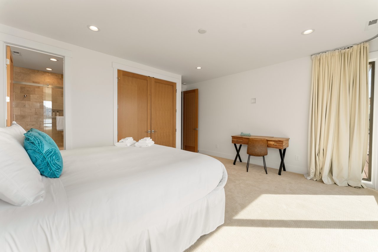 Bedroom #4 with King Bed, Writing Desk