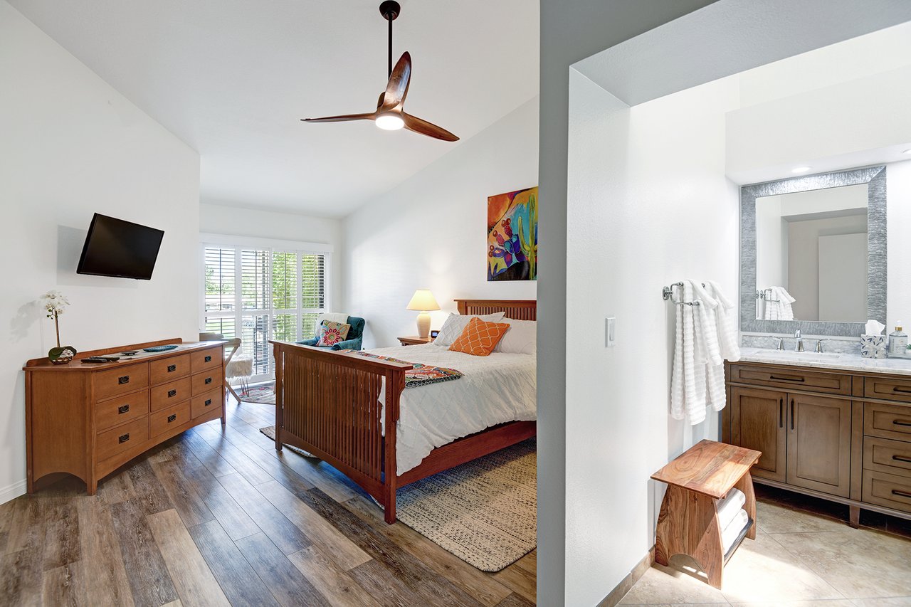 MAIN BEDROOM AND MAIN BATH