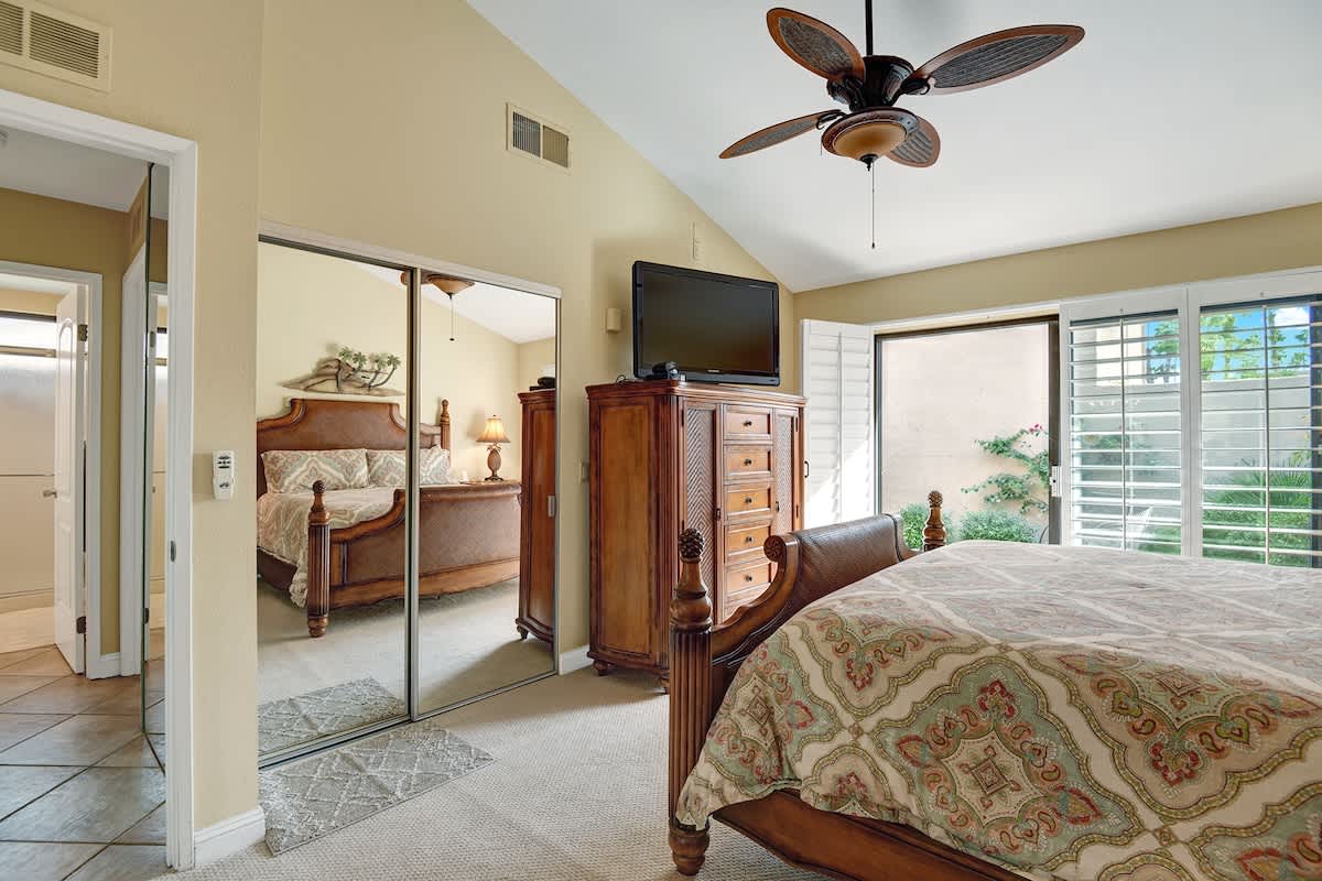 MAIN BEDROOM OVER BED