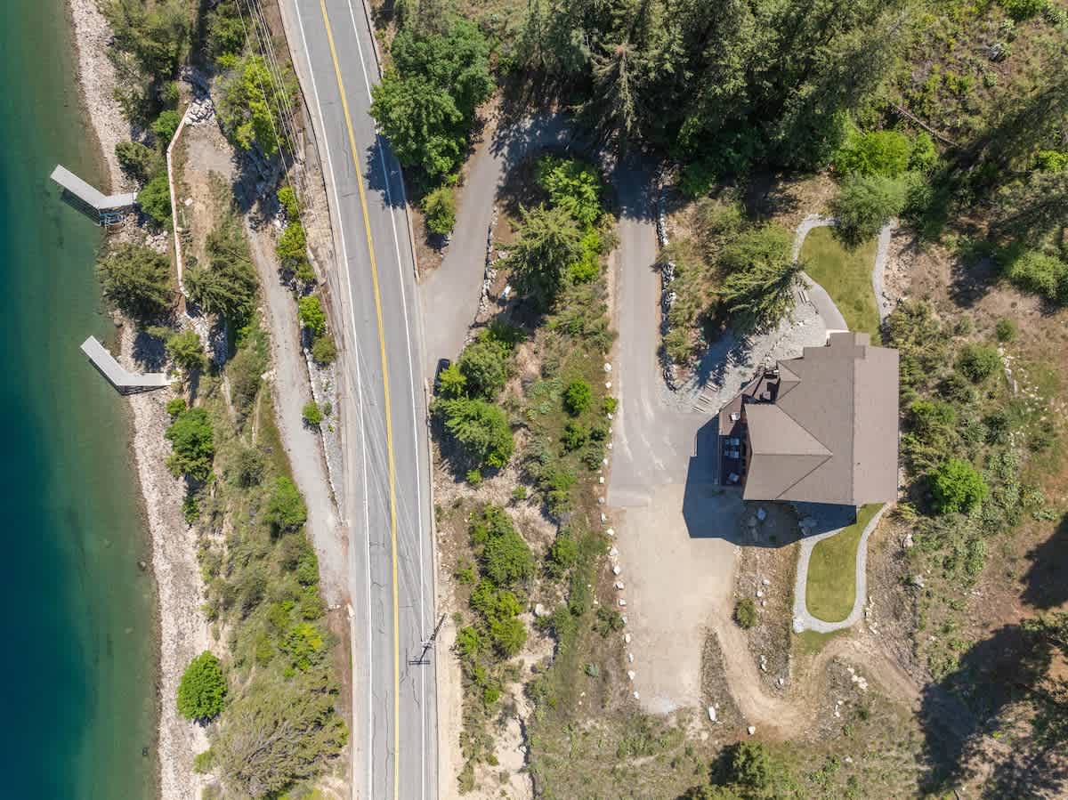 Birds Eye View of Constellations Lake House
