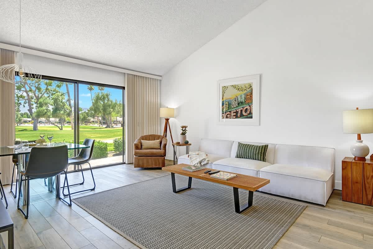 LIVING SPACE TO DINING SPACE